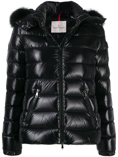 Moncler куртка с капюшоном и мехом