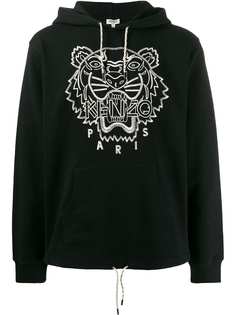 Kenzo tiger embroidered hoodie
