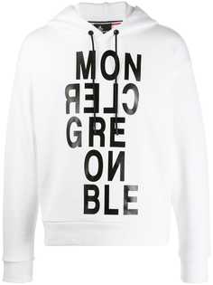 Moncler Grenoble printed logo hoodie