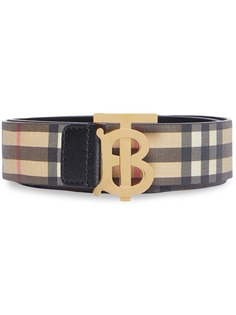 Burberry ремень в клетку Vintage Check с монограммой