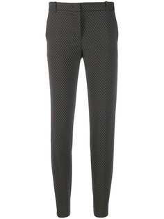 Kiltie micro-pattern trousers