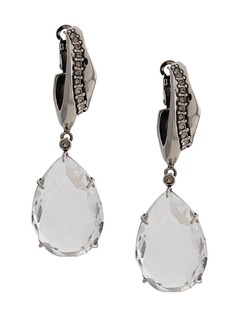 Alexander McQueen crystal pendant earrings