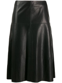 Arma a-line leather skirt