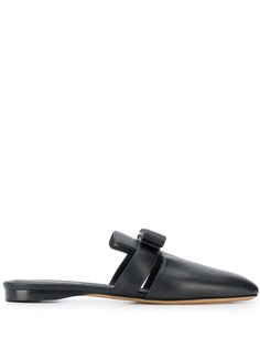 Salvatore Ferragamo bow detail mules