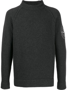 Stone Island embroidered logo sweater