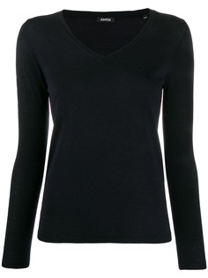Aspesi fine knit v-neck jumper