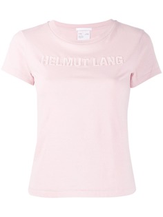 Helmut Lang logo embroidered T-shirt