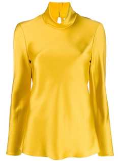Maison Rabih Kayrouz funnel-neck fitted top