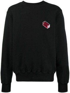 Marni logo embroidered sweatshirt