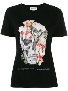 Alexander McQueen футболка с принтом