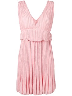 Chloé платье с плиссированными оборками