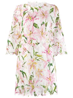 Dolce & Gabbana платье-трапеция с принтом