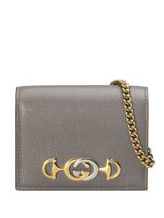 Gucci картхолдер Gucci Zumi с зернистой фактурой
