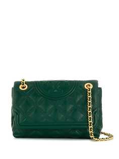 Tory Burch стеганая сумка через плечо c логотипом