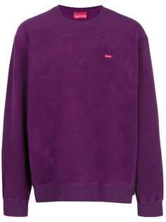 Supreme толстовка Polartec с логотипом