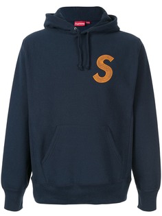 Supreme толстовка с капюшоном и логотипом