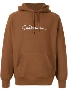 Supreme худи с логотипом