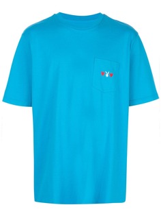 Supreme футболка с накладным карманом