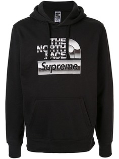 Supreme толстовка TNF с капюшоном и логотипом