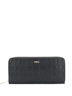 Furla snakeskin effect purse