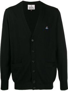 Vivienne Westwood embroidered logo cardigan