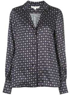 Jonathan Simkhai scarf print collar shirt