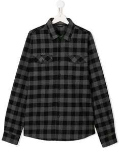 Marcelo Burlon County Of Milan Kids TEEN printed check shirt