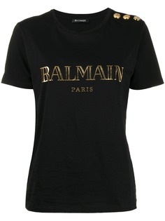 Balmain футболка с логотипом