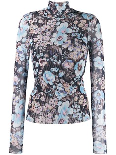 Baum Und Pferdgarten топ с длинными рукавами и цветочным принтом