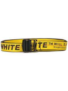 Off-White Industrial logo print belt