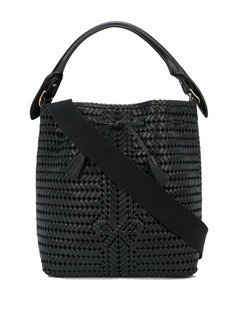 Anya Hindmarch плетеная сумка-ведро с бантом
