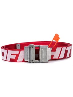 Off-White Industrial logo print belt