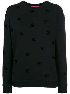 McQ Alexander McQueen толстовка с рисунком из ласточек