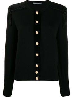 Alberta Ferretti oversized button cardigan