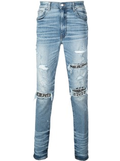 Amiri джинсы кроя слим с эффектом потертости