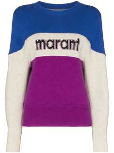 Isabel Marant Étoile Kedy colour-block logo jumper