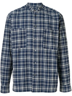 Bassike checked chest pocket shirt