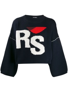Raf Simons logo knit sweater