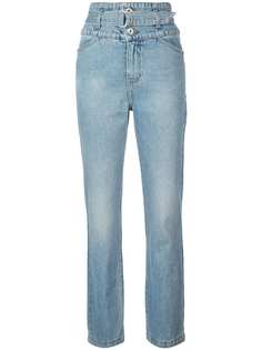 Jonathan Simkhai belted high waisted jeans