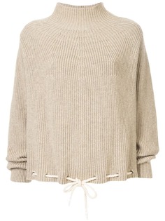 Bassike drawstring hem sweater