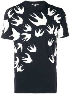 McQ Alexander McQueen футболка с принтом птиц