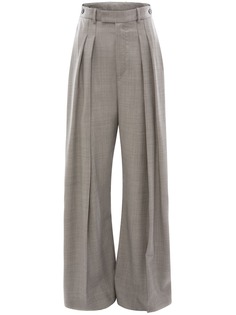 JW Anderson брюки широкого кроя с завышенной талией