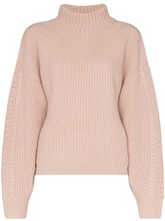 Le Kasha Rennes Balloon Sleeve Cashmere Knit Sweater