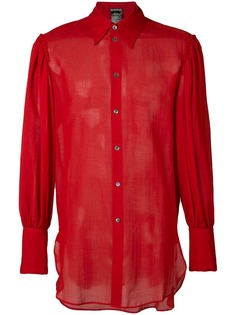 Ann Demeulemeester рубашка с крупными манжетами