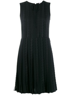 Red Valentino платье без рукавов с кружевом