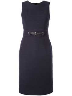 Paule Ka приталенное платье миди с поясом
