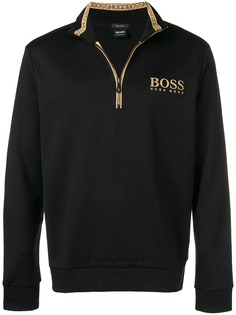 Boss Hugo Boss свитер с вышитым логотипом