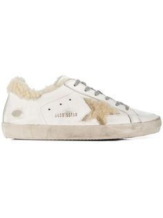 Golden Goose кеды Superstar с отделкой из овчины