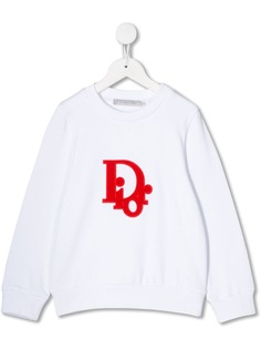 Baby Dior embroidered logo sweatshirt