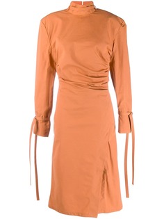 Acne Studios twisted pleats dress
